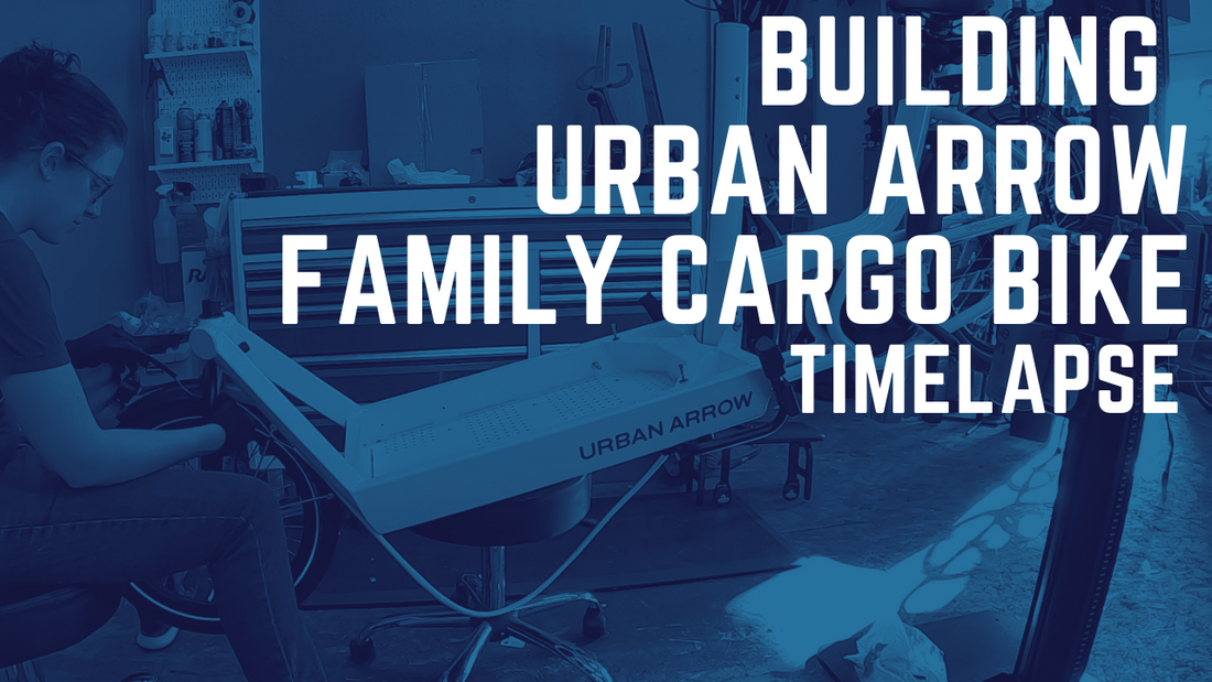Building an Urban Arrow Family Cargo Bike Timelapse