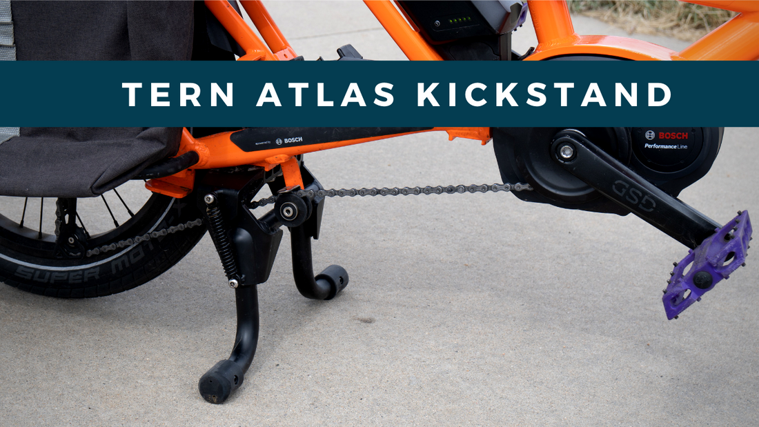 Meet the Tern Atlas Kickstand for the Tern GSD Cargo Bike