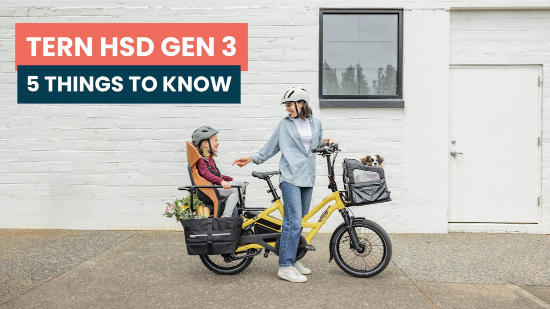 New Tern HSD Gen 3 Cargo Bike: 5 Things to Know