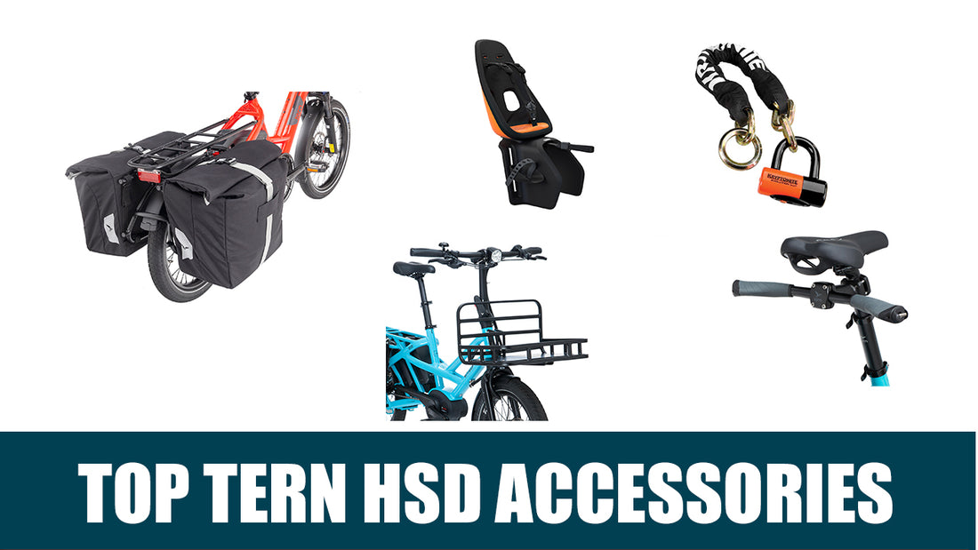 Tern HSD: Recommended Accessories for Your New Electric Bike