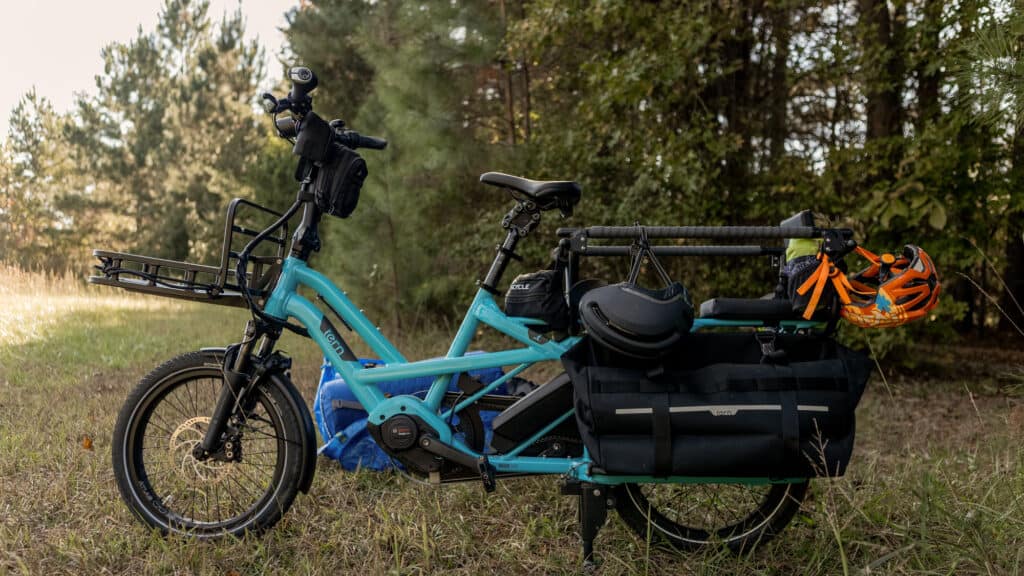 Tern GSD S00 Electric Cargo Bike Camping