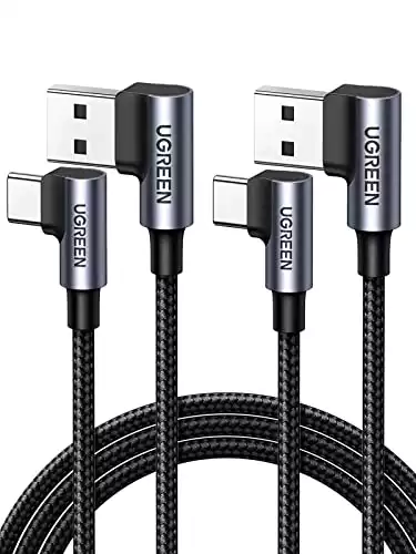 90º USB C to USB A Cable