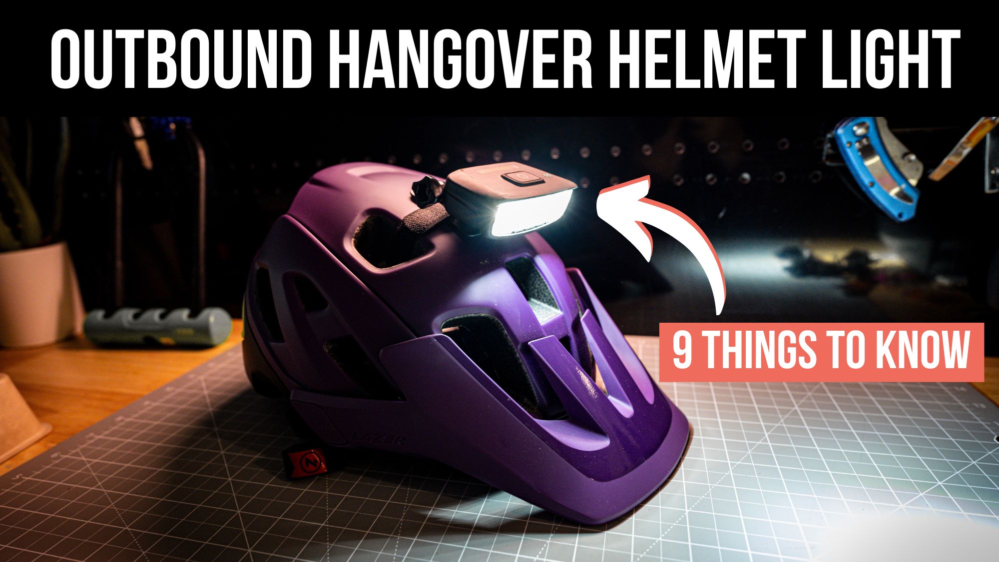 Outbound Lighting Hangover Bike Helmet Light: 9 things you should know