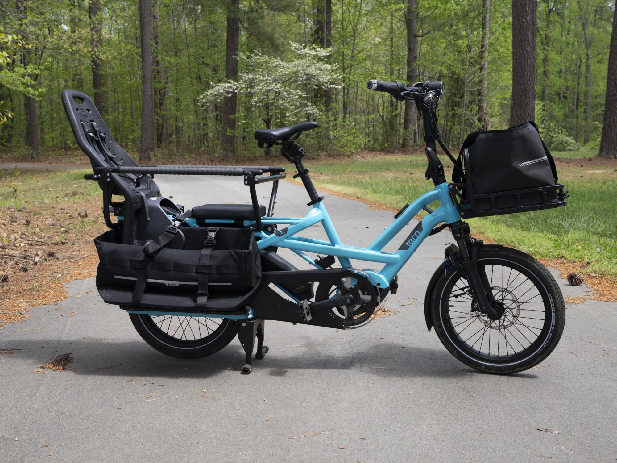 tern gsd cargo bike passenger carry